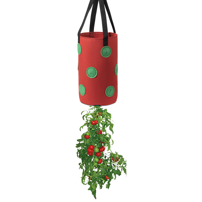 Grow Bag Nonwoven Fabric Vertical Hanging Plant Bag