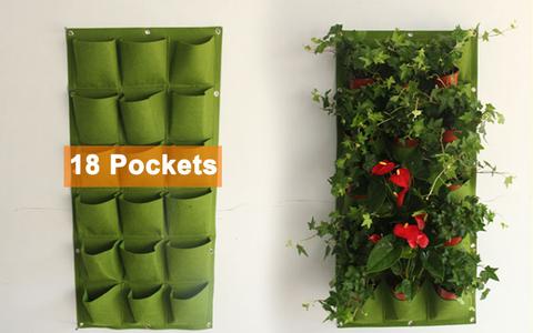 Wall Mount Hanging Planting Bags Grow Bag Planter Vertical Growing