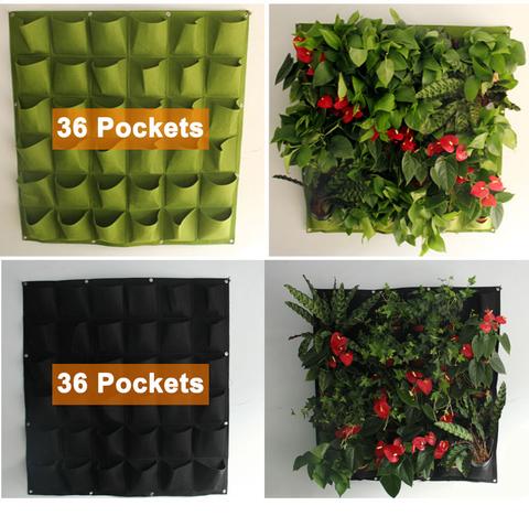 Wall Mount Hanging Planting Bags Grow Bag Planter Vertical Growing