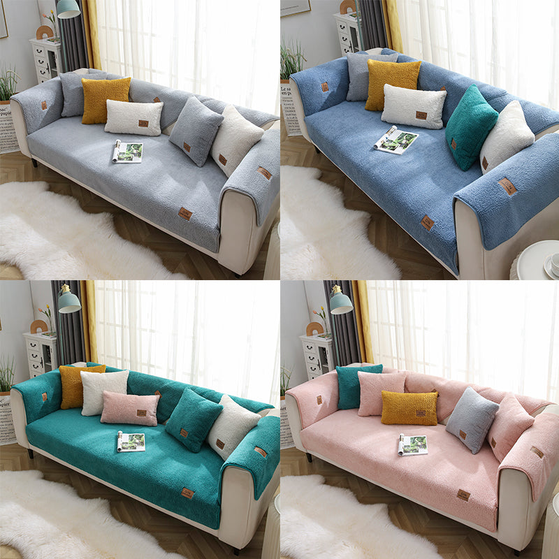 Sofa Cover Plush Soft And Smooth Sofa Covers For Living Room Anti-slip Couch Cover